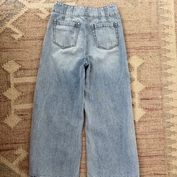 Zimmerman Lucky Cropped Flare Jeans - Picture 5 of 7